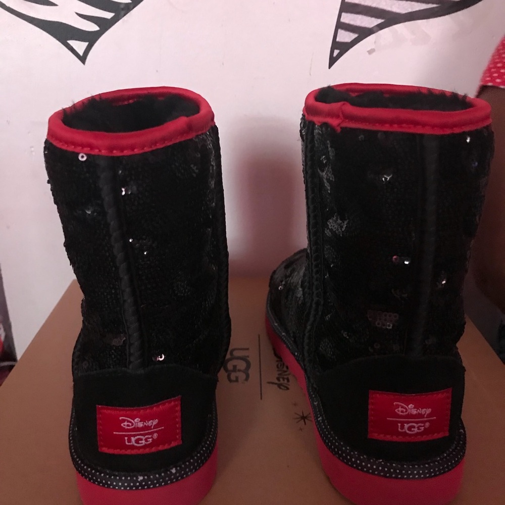 Black/Red Disney UGG